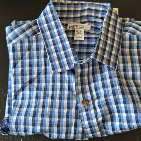 Bar III Other - Bar III slimfit strech large shirt (16-16 1/2)(32-33)